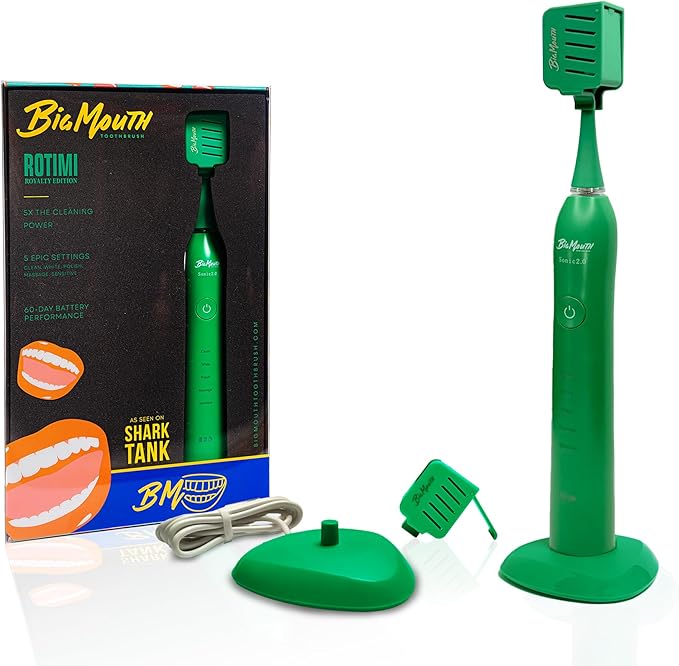 Big Mouth Sonic Toothbrush 2.0 (Royalty Edition) - (Buy 1 Get 1 Free)