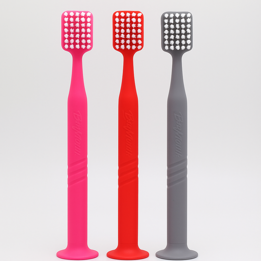 Big Mouth Manual Toothbrush Trio (3-Pack Bundle)
